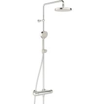 Hansa Hansamicra Système De Douche, Douche De Tête 200mm, Ronde, 3 Jets, Saillie 445-470mm, 44350130, Farbe: Chrome - Tecnomat