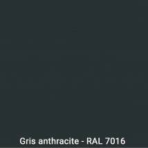 Peinture Bois Extérieur : Portails, Bardage, Abri, Mobilier De Jardin : Arcalaque 201 Gris Anthracite - Ral 7016 - 0.5 L - Arcane Industries - 