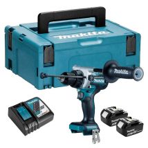 Perceuse À Percussion 18v Lxt (2x5,0 Ah) En Makpac - Makita Dhp486rtj - Bricoman
