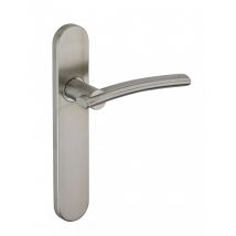 Thirard - Ensemble De Poignées Pour Porte Intérieure Poseidon Sans Trou, Carré 7mm, Entr'axes 195mm, Inox Brossé - Thirard - Bricoman