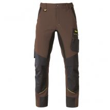 Kapriol Pantalon De Travail Élastique Dynamic Marron - Bricoman