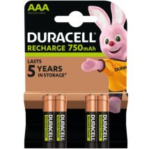 Pile Rechargeable Duracell Aaa/lr03 Plus Power 750 Mah, X4 - Bricoman