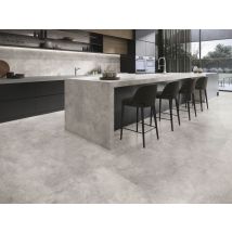 Carrelage Sol Intérieur Effet Béton Capital Pearl L.120 X L.120 Cm - Vendu Par Lot De 30.24m² - Tecnomat