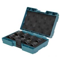 Coffret De 9 Douilles Carrée 1/2" Impact Black Makita E-16570 De 8 À 21mm - Bricoman