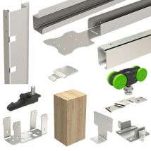 Système Coulissant Slid'up 2300 Entre-cloison Pour Porte Coulissante À Galandage 930 X 2040 Mm - 50 Kg - Bricoman