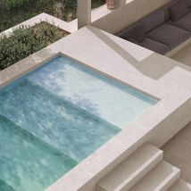 Carrelage Sol Extérieur Effet Pierre Turin Sable R11 60x120 Cm - Réflex Boutique - Bricoman