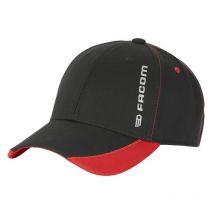 Casquette Facom Epi - Fx/0/1/cas/rea - Homme - Noir / Rouge - Taille Unique - Bricoman