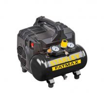 Stanley Fatmax Compresseur Professionnel, Compresseur D'Air Sans Huile, Compresseur Silencieux, Horizontal, 1 Ch, 8 Bar, Cuve 6 L - Bricoman