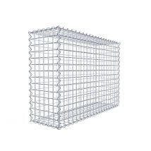 Gabion En Acier Galvanisé 100x70x30cm (lxhxp), Mailles 5 X 5cm, Spirale, Cage Métallique Pour Mur Ou Jardin - Bricoman