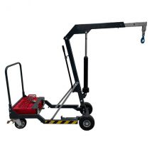 Potence De Levage Mobile - Levée Max 2380 Mm - Charge Max 200kg - Portée 1000 Mm - Chantier - Atelier - Industrie - 300820 - Bricoman