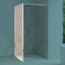 Paroi De Douche Fixe Smart Design (à Coupler Avec Porte Smart Design) L 95cm H 2,05 M - Bricoman