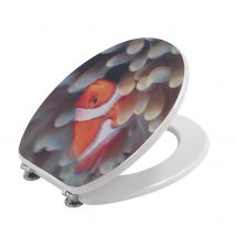 Seat Wc En Clown 3d Decoration Fish - Bricoman
