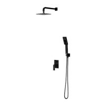 Colonne De Douche Baretti Encastrable Noir Mat - Bricoman