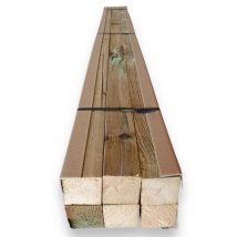 Pack De 6 Poteaux Extérieurs En Bois Traité Mesurant 9x9x200 Cm - Bricoman