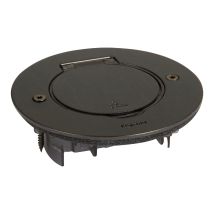 Réceptacle - Pour Prise De Sol - Ronde - Acier Brossé - Legrand 089751 - Bricoman