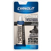 Colle Spécial Caoutchouc Plastique 50ml.cyanolit - D469429 - Tecnomat