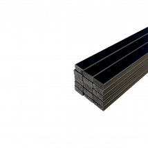 Lot De 15 Tasseaux Pin Abouté Peint Noir, L.250 Cm X L.2 Cm, Ep.4 Cm - Bricoman