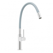 Swiss Aqua Technologies Mitigeur D'Évier Swiss Aqua Technologies Avec Bras En Silicone Gris/chrome Satbsd290s - Bricoman