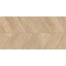 Carrelage Sol / Mur Effet Bois Design Chevron 60x120 Cm Artwood Chevron Mapple (vendu Par Boite De 1.44m2) - Bricoman