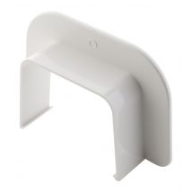 Sortie De Mur Pour Goulotte Clim - 80x60mm - Blanc Ral 9001 - Zenitech - Bricoman