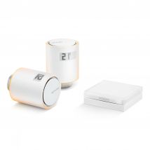 Netatmo "starter Pack" - Kit De Démarrage De Deux Têtes Thermostatiques Sans Fil & Passerelle Relais Wifi - Bricoman