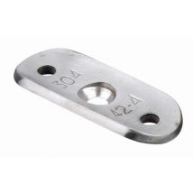 Patte Support Pour Tube Rond Diamètre Ø42.4mm - Longueur 61mm - À Visser - Inox 304 - Bricoman