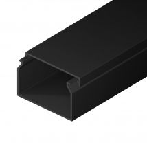 Goulotte De Câbles Goulottes Électriques 40x25 2m Anthracite Edo - Bricoman