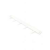 Bordure De Jardin Multi-edge Metal 100 X 17,5cm | Revêtement Blanc - Bricoman