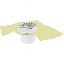 Siphon Pour Douche Carrelée - Docia Sicax - Nicoll - 10x10 Cm - Verticale - Bricoman