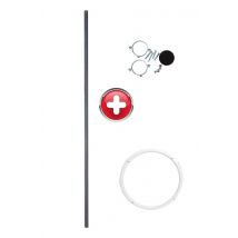 Poteau Acier 2m50 Galvanisé Très Grande Hauteur Avec Support Panneau - 2229128 - Bricoman