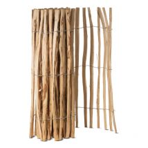 Ganivelle Clôture En Bois L 5m X H 1m00 - Espacement Des Piquets 3 À 5 Cm - Bricoman