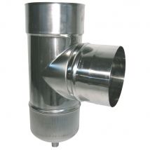 Ten - Te Tubage 90° + Purge Inox 180 Piq Male - 884180 - Bricoman