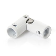 Cardan Pour Volet Roulant Zf - Sortie Hexagonale 10mm & Ronde 12 Mm Blanc - Tecnomat