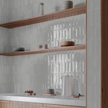 Carrelage Mur Effet Zellige Lime Blanc Grisé 32x62,5 Cm - Réflex Boutique - Bricoman