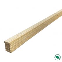 Lot De 5 Lames Barre Écharpe Sapin Rabotés 2400 X 70 X 22 Mm - Pefc 70% - Bricoman