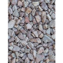 Grès Rouge-rose Gravier Concassé 1500kg Bigbag 1m3 | Livraison Pas Cher (8 - 16mm) - Bricoman