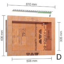 Kit Niche À Encastrer Avec Éclairage Led - Kerdi Board Nlt 508 X 305 X 89 Mm Schluter - Blanc Chaud - Bricoman