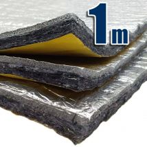 Insonorisation. Isolation Thermique Et Acoustique (1m X 1,20m) - Pose Facile Avec Support Autocollant, Nappe Acoustique, Mousse Et Aluminium. - 