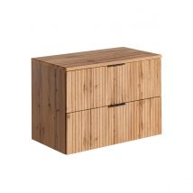 Meuble Sous-vasque 80cm Plan De Toilette Adriel Bois - Bricoman