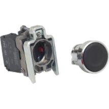 Bouton Poussoir À Impulsion - Diamètre 22 Mm - Noir - 1o+1f - Avec Étrier - Schneider Electric Xb4ba25 - Tecnomat