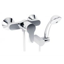 Mitigeur De Douche Olyos C2 Mural Avec Ensemble Douche Chromé Porcher - Bricoman