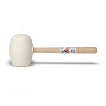 Maillet Caoutchouc Blanc Pointe Ronde Rubi - 750 Gr - Bricoman