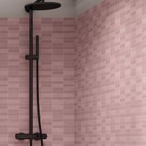 Carrelage Incision Serena Rose 20x20cm Imitation Zellige - Bricoman