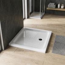 Receveur De Douche En Céramique Rectangulaire 70x90 Cm | Topazio - Bricoman