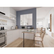 Verrière Atelier En Aluminium Thermolaqué - 120x105 Cm - Blanc - Bayview - Bricoman