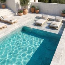 Carrelage Piscine Piscine Bali Pearl 30x60 Cm - Bricoman