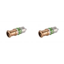 Comap Raccord Passerelle Métallique Femelle À Sertir Acier Vers Multicouche Pour Tubes Multicouche - Multicouche 20x2 - Vendus Par 2 - 7872w2022 - 