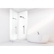 Panneau Mural Vipanel Rénovation Rapide Pour Salle De Bain, Blanc Brillant 100 X 210 Cm, Ep. 3 Mm - Bricoman