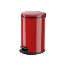 Poubelle De Cuisine Design À Pédale 12l Hailo Pure M Coloris - Rouge - Bricoman