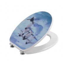 Seat Wc En Decoration 3d Pingouin - Bricoman